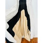 BIBHU MOHAPATRA x RTR Black White Colorblock Pleated Crewneck Flowy Dress Size 4 Photo 7