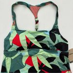 Nike Floral Jungle Square Neck Swim Tankini Size XL Photo 3