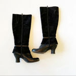Anthropologie Naya Juniper Black Suede Tall Boots Victorian Romantic Size 5.5 Photo 8