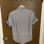 J.Crew Placed Stripe Boyfriend Popover Photo 2