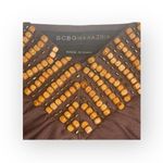 BCBGMAXAZRIA ✿ Silk Blend Sequin Wood Bead Spaghetti Strap Cami Top ✿ Brown ✿ M Photo 3