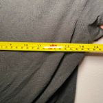 Lululemon Black Heathered Front Tie Short Sleeve T-Shirt Cropped Women's size 2 Photo 7