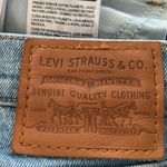 Levi's  Premium Wedgie Straight Fit Cheeky Jean Sz 30X27” (10) Crop Med Wash Photo 10