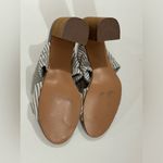 Ccocci NWT Altar’d State Honey Gray White Stripe Knotted Block Heel Sand… Photo 7