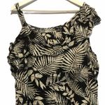 City Chic  Vacation Tropical Blouse Asymmetrical Top XXL Photo 2