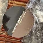 Valerie Stevens  Gray 100% Rabbit Fur Scarf Collar Wrap 26” NWT Photo 3