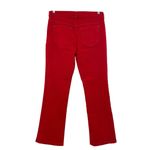 Second Yoga Jeans Red Denim Bootcut 5 Pocket Stretchy Size 30 Photo 3