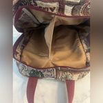 Tapestry Golf Shoe Bag Travel Tote Zip Pouch Golfing Women Golfers EUC Tan Photo 3