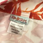 RipSkirt Hawaii Skirt Womens Medium Coral Floral Print Quick Wrap Beach Cover Up Pink Photo 2