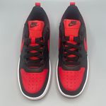 Nike Court Borough Low 2 Big Kids' Shoes/color Black/White/University Red Photo 5