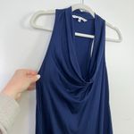 Trina Turk Stretch Jersey Knit Cowl Neck Flowy Loose Longline Tunic Mini Dress Photo 3