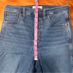 Madewell  10” High Rise Skinny Jeans 27” distressed raw hem Photo 11