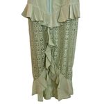 For Love & Lemons NEW Women Size Small Green Lovebird Midi Dress Photo 2