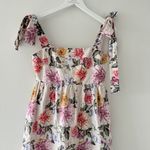 House of Harlow Floral Linen Maxi Dress M Photo 8