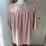 Loft Ruffled trim yolk an bell cuffed 3/4 sleeve size XS Photo 9