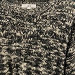 Jack by BB Dakota black white and gold Marion Drop Needle Sweater Photo 5