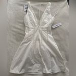 Princess Polly  Austria Drop Waist Mini Dress White Photo 5