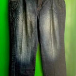 DKNY  Jeans Sz 14 P‎ Dark Wash Side Button EUC! Photo 0
