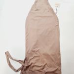 superdown  Yvonne Laced Back Midi Dress in Taupe Small Photo 2