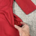 Kate Spade Dress Womens Large Red Boat Neck Ponte Fit Flare Pockets Holiday Photo 4