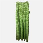 Gorman Organic Cotton Maxi Pocket Dress Gingham Sleeveless Whimsical Cottagecore Green Size 10 Photo 4