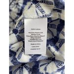 Talbots B4 Petite Skirt Blue White Tie Dye Elastic Waist Midi M Photo 2