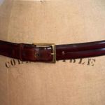 Brighton Vintage Y2K  Womens 34 Brown Leather Gold Buckle Equestrian Western Belt Photo 0