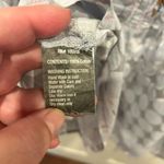 COMO No?‎ By Biz Embroidered Gray Cotton Pintuck Peasant Top size Small Black Photo 5