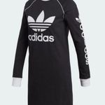 Adidas Women’s Trefoil Logo Black Dress Sz S #DH4706 Photo 0