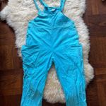 70s Vintage le tigre painters bib overalls artist blue overalls Photo 2