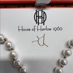 House of Harlow 1960 | Pearl Necklace w/ Heart Pendant ✨ White Photo 1