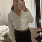 SheIn Cropped Zip Up Sweatshirt Photo 0