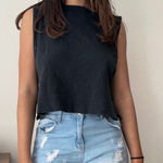 ENJEAN Denim Co. Ripped Distressed‎ Cuffed Hem Light Wash Jean Shorts Blue Size 29 Photo 0