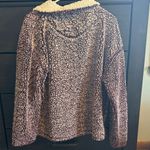 BKE  Sherpa Purple and White Pullover Photo 6