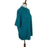 ASOS Design Unisex Teal Crewneck Oversized T Shirt Cotton Casual Retro Small Photo 1