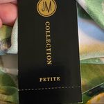 JM Collection ‎ Painted Palms Animal Influence Blouse Top MP NWT Photo 6