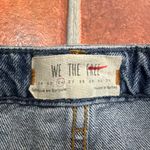 Free People  Distressed Detail Denim Mini Skirt Size 26 Photo 1