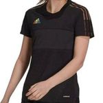 Adidas  Tiro Pride Jersey Short Sleeve Womens Xsmall Photo 0
