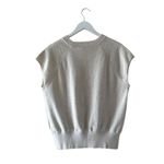 Madewell Cream Ivory Muscle Sweater Tee Bohemian Cotton Blend Preppy SZ M # 2448 Photo 6