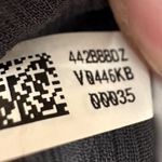 American Eagle  AE | Small | Dark Floral Semi-Sheer Chiffon Ruched Babydoll Top Photo 8