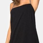 Motel Rocks Chanista Slit Leg Mini Dress S Black Photo 0