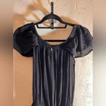 Black Jumpsuit by Beach Gold M pockets slim leg lightweight classic minimalist Size M Photo 5