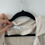 ZARA  Linen Blend Cardigan Jacket Photo 4