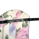 ZARA Cream Floral Bustier Boned Corset Top SMALL Photo 5