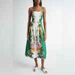 Farm Rio  Sweet Bloom Dreamscape Linen Blend Sleeveless Midi Dress SMALL Photo 1