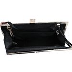 Liz Claiborne  Women’s Black Fabric Purse Shoulder Bag Clutch HOLIDAY’S Photo 6