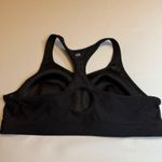 Avia  Womens Black Racerback Sports Bra Support Medium Full Coverage Workout 2X Photo 2