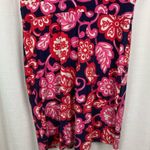 Boden Pink Floral Empire Waist Jersey Midi Dress Sz.14R Size 14 Photo 8