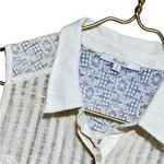 Miss Me  Cream Semi Sheer Lace and Bead Trimmed  Western Country Sleeveless Top Photo 4