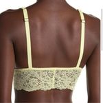 Free People Intimately Bralette Teegan Longline Lace in Yellow, NWT Size XS Photo 1